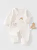 Nueva ropa de bebé estilo mariposa para primavera, adecuada para recién nacidos e infantes, suave y amigable con la piel tanto para niños como para niñas