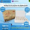 Fabricante de Bandeja de Ovos de Algodão Perolado EPE Processamento Personalizado OEM Embalagem de Caixa de Papelão Expressa Caixa de Embalagem de Bandeja de Espuma para Ovos