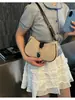 Moda Estilo Coreano Tecido Colorido Listrado Patchwork 2026 Nova Tendência Casual Simples Praia Axila Ombro Bolsa para Mulheres