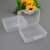 Caja pequeña engrosada vacía caja de almacenamiento de plástico transparente caja para polvos caja para tarjetas de presentación caja para organizar artículos de uso diario venta al por mayor