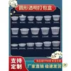 Caja de Almuerzo Desechable 1000ml Redonda de Plástico Caja de Empaque para Llevar Transparente Engrosada Caja Bento de Comida Rápida Tazón para Sopa con