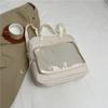 Bolsos para Estudiantes Mujeres, Bolsos Transparentes, Bolsos Cruzados Casuales Estilo Universitario Japonés, Mochilas Commuter Multifuncionales para Computadora