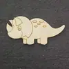 Dinosaurio de Madera sin Terminar Decoraciones Artesanales de Madera para Armar en Casa Decoración Navideña para Niños Decoración del Hogar Dinosaurio Pequeño de Dibujos Animados