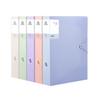 Color Morandi Gran Capacidad Suministros de Oficina Plegable Desmontable Caja para Archivos Caja para Organizar Archivos Caja para Certificados de Contabilidad Lote