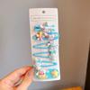 Horquilla para el cabello de Kulomi para niños, lazo morado para niña, clip lateral para flequillo, horquilla para el cabello de bebé con dibujos animados para niña, accesorios para el cabello