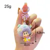 Llavero de Estrella Afro Aterciopelada Colgante de Muñeca de Peluche Lindo de Moda para Mejores Amigos y Bolsas de Estudiantes Pequeño Accesorio