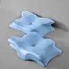 Almofada Borboleta Espuma de Memória Zero Pressão Almofada em Formato de Borboleta para Sono Profundo, Alívio de Pressão, Proteção do Pescoço, Auxílio ao Sono, Almofada Borboleta Especial para Dormir de Lado