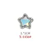 Nova Joia para Unhas Artísticas Estilo Ins Cor Mocha Olho de Gato Estrela Diamante Laço de Diamante Estéreo Bola de Diamante Pêssego Coração Acessórios
