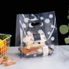 Padaria Sobremesa Assar Bolsa de Mão Comida Saco Plástico Frango Frito Fruta Pesca Luz Comida Embalagem para Viagem Bolsa Personalizada