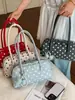 Transfronterizo 2026 Verano Nuevo Bolso de Mano Bolso Tote Pequeño para Mujer Lindo Lunares Nicho Bolso Almohada Bolso de Hombro Único para Debajo del Brazo