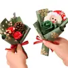 Caixa de Presente Pequeno Buquê de Natal DIY com Presentes Criativos, Galhadas de Rena, Pinhas, Flores Secas para Meninas e Namorados Atacado