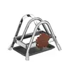 Suporte de Tábuas de Corte de Aço Inoxidável Suporte de Tábuas de Corte para Cozinha Prateleira de Armazenamento para Bancada Suporte de Tampas de Panela Suporte para Colocar Tábuas de Corte Modelo Novo