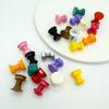 Cuentas sueltas de pintura acrílica para niños, divertidas y creativas, con tornillos, para hacer tú mismo, joyería hecha a mano, cadena para teléfono móvil, accesorios para colgar en bolsos