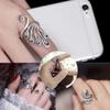 Anillo de Pavo Real Vintage de Ganchillo de Venta Caliente Transfronterizo, Anillo Abierto Ajustable con Hilo, Herramienta Mágica para Tejer Suéteres, Apilable para Usar al por Mayor