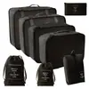 2025 Novas Sacolas Organizadoras Populares para Cosméticos, Mudança, Viagem, Conjunto de Sete Peças para Roupas, Colchas, Roupa Íntima, Desktop Atacado