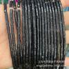 2 * cuentas de tubo de 3 mm cuentas espaciadoras de piedra natural espaciador de tubo redondo accesorios de joyería DIY cuentas de tubo con cuentas productos semiacabados al por mayor