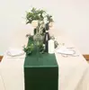 Suministro de Camino de Mesa de Terciopelo Italiano Estilo Americano de 12*108 Pulgadas para Boda, Banquete, Decoraciones de Mesa para Fiesta, Camino de Mesa Largo