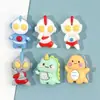 Accesorios de Resina de Monstruo Ultraman de Dibujos Animados Paquete de Materiales para Funda de Teléfono y Pasador DIY Venta al por Mayor