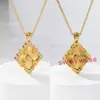 Casa de Ópera Italiana Ópera Luz de Lujo Regalo de Diosa Pendientes de Trébol de Cuatro Hojas Pinzas para Orejas Buccellati