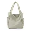 Bolsa Tote Plegable Simple Transfronteriza, Bolsa de Compras Portátil Casual de Gran Capacidad, Bolso de Hombro Ligero de Gran Capacidad