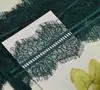 Tela de Borde de Encaje de pestañas de Doble Cara de 3 m de Largo para Decoración de Escote de Vestido, Borde de Encaje Bordado Hueco