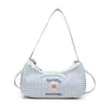 Bolsa de Lona para Mujer, Gran Capacidad, Nuevo Modelo 2025, Versátil de Verano Estilo Perezoso Bolso de Hombro para Compras, Bolso Dumpling para Estudiante
