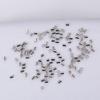 Abrazadera de alambre de acero con tubo de posicionamiento de oro de 14 quilates que retiene el color, material de acabado fijo plano, clip de material de cuentas para collar de mano de bricolaje, cuentas planas