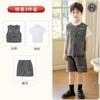 Vestido de Estilo Chinês Novo para Meninos Verão Estilo Chinês Hanfu Colete Bordado Xiangyun Terno Vestido Infantil para Apresentação