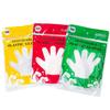 Luvas de Limpeza Doméstica Populares Transfronteiriças Salão de Cabeleireiro Tingimento de Cabelo Luvas Descartáveis Filme Plástico Luvas Transparentes Atacado