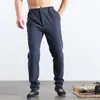 Pantalones Casuales Mafan para Hombre para Otoño - Estilo Étnico Color Sólido Corte Delgado Pantalones de Lino