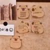 Notas Adhesivas con Forma de Capibara, Notas Adhesivas Lindas para Planificador Estudiantil, Notas de Memo Desgarrables para Oficina