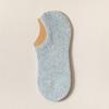 Calcetines Invisibles para Hombre, Calcetines de Algodón Transpirables de Corte Bajo para Primavera y Verano, Calcetines de Tubo Corto de Silicona Antiolor que No se Deslizan