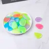 Rodajas Delgadas de 4 cm de Piedras Luminosas, Guijarros Brillantes, Piedras de Paisajismo para Tanques de Peces de Jardín de Fábrica, Piedras Fluorescentes, Accesorios de Decoración para Bonsái