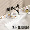 Pegatina para juntas de azulejos de cocina tira selladora impermeable para estufa de gas borde de fregadero de lavavajillas tira para huecos anti-moho de fregadero