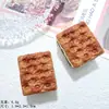 Acessórios de Resina Biscoito Soda Recheado com Creme Cola de Creme DIY Presilha de Cabelo Capa de Celular Pingente Sacola Surpresa Pequenos Materiais