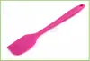 Atacado de fábrica FDA silicone raspador integrado cor sólida tamanho pequeno espátula para bolo ferramentas de panificação ferramentas para bolo