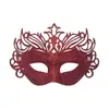 Máscara Media Cara Maquillaje Bola Carnaval Veneciano Fiesta de Disfraces Plástico Transfronteriza Sexy Reina Máscara para Ojos Fiesta
