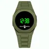 Relojes Electrónicos para Hombre de Comercio Exterior Sudeste Asiático Medio Oriente Árabe LED Plástico Set Hebilla de Mariposa Relojes para Hombre Relojes para Mujer Venta al por Mayor