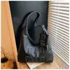 Tendência de Letras Retrô 2026 Feriado Nova Moda Personalidade Artística Elegante Texturizado Bolsa de Ombro Único Bolsa de Axila