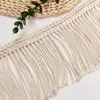 Venta al por mayor del fabricante Cuerda Trenzada de Algodón Puro Hilo Retorcido Borla de Encaje Cuerda Trenzada Borla Accesorios para Ropa Cortinas Accesorios