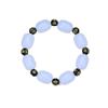 Barraca de ponto cênico vendendo joias feitas à mão com miçangas imitação de jade contas de barril pulseira de vidro atacado masculino e feminino este ano pulseira