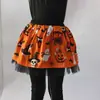 Falda Tutú de Malla Atmosférica para Niñas Pequeñas y Niños Pequeños, Disfraz de Desfile de Moda de Halloween Vestido Corto 22