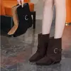 Botines de Tacón Alto con Punta Estilo Coreano para Mujer 2026 Otoño Nuevos Aumentan Altura Botas para Pantalones Hebilla de Cinturón Gamuza Adelgazantes Botas de Moda