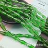 Cuentas Sueltas de Vidrio Cristalino Xingtai Cuentas de Arroz Largas Pulidas Cortina para Puerta Cortina Accesorios para Joyería Cuentas Largas de Oliva Facetadas