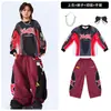 Ropa de Calle Infantil de Moda Hip Hop Juvenil hiphop Marca de Moda Ropa para Actuaciones Callejeras Set de Ropa para Espectáculo de Danza Infantil