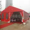 Procesamiento Carpa de Banquete Móvil Rural Habitación Carpa de Eventos de Boda al Aire Libre Habitación de Carpa de Banquete de Boda Fábrica de Carpas de Boda Rojas y Blancas