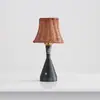 Lámpara de Noche Creativa de Ratán Recargable por USB Lámpara de Atmósfera de Doble Propósito Lámpara de Mesa Táctil Escritorio de Mesita de Noche Barra Lámpara de Mesa Decorativa