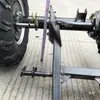 Piezas de Buggy de Playa Casero DIY Transmisión por Eje Tambor de Freno Diferencial Ensamblaje de Eje Trasero Ruedas de 8 Pulgadas de Dos Ruedas a Tres/Cuatro Ruedas