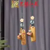 Colgante para Celular de Semilla de Loto y Sándalo, Letrero de Talla en Madera Artística, Colgante del Año del Caballo, Adorno de Madera