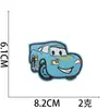 Pegatinas de tela bordada para coche Xiaotian, personajes de dibujos animados, parches bordados de coche de carreras, pegatinas para planchar, bordado por computadora
